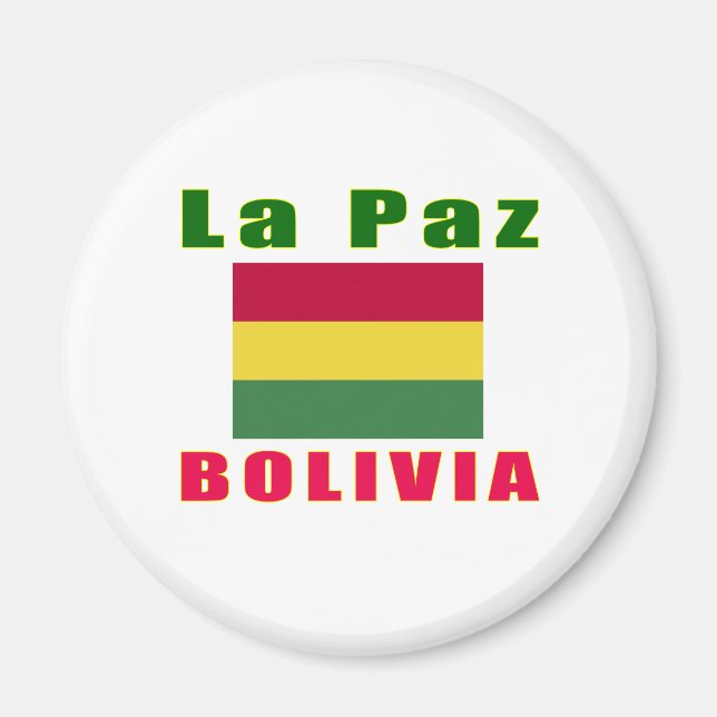 Íman Designs da capital da Bolívia em La Paz (Frente)