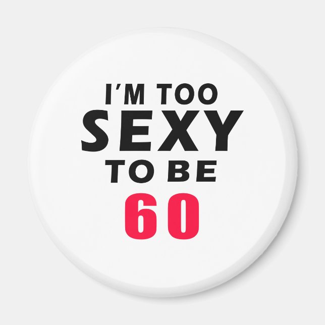 Íman designs de 60 anos (Frente)