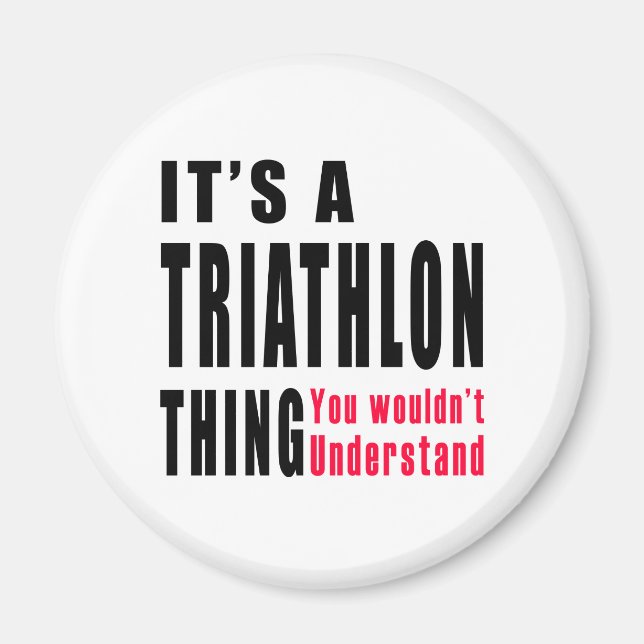 Íman Designs Triathlon Thing (Frente)