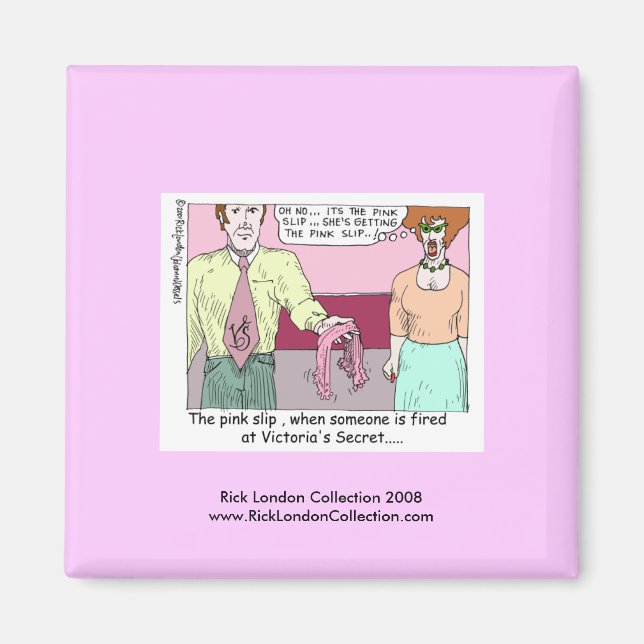 Íman Deslocado Do Magneta De Cartoon Victoria Secret (Frente)