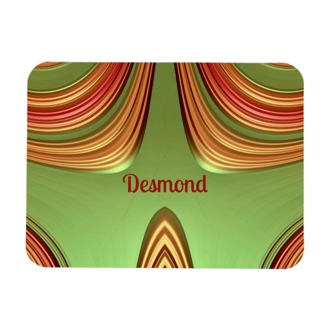 Íman DESMOND ~ ARTE INFANTIL ~ Fractal Original ~ (Horizontal)
