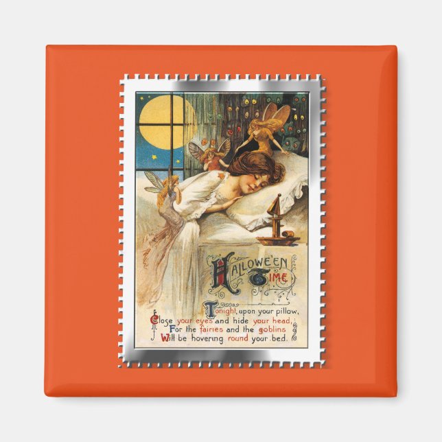 Íman Desmoronamento nostálgico do Halloween Goblins e F (Frente)