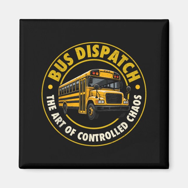 Íman Despachante de Ônibus Escolar (Frente)