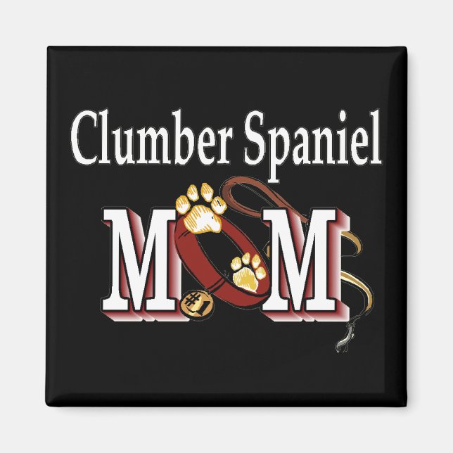 Íman Despejo de Cachorro Espanhol e Presentes da Mãe (Frente)