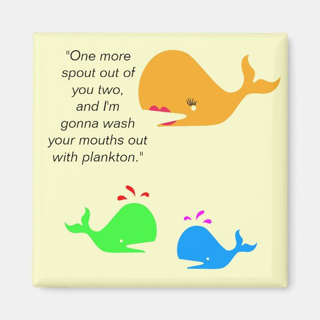 Íman Despejo de crianças será um ímã para crianças (Frente)