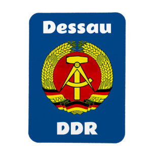 Íman Dessau, DDR, Dessau, Alemanha (Ossi Oriental)