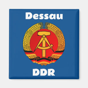 Íman Dessau, DDR, Dessau, Alemanha (Ossi Oriental)