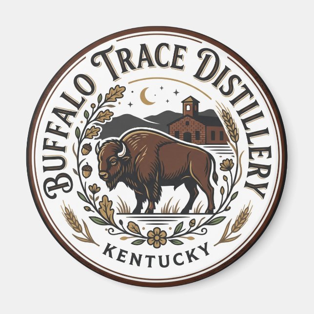 Íman Destilaria Buffalo Trace Kentucky (Frente)