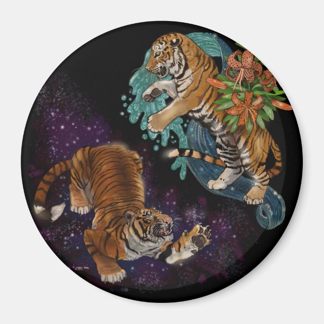 Íman Destino nos Tigres das Estrelas (Frente)