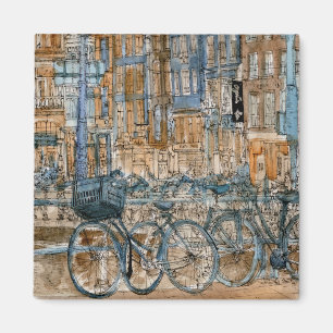 Íman Destinos  Visualização Nova Iorque de Aquarela