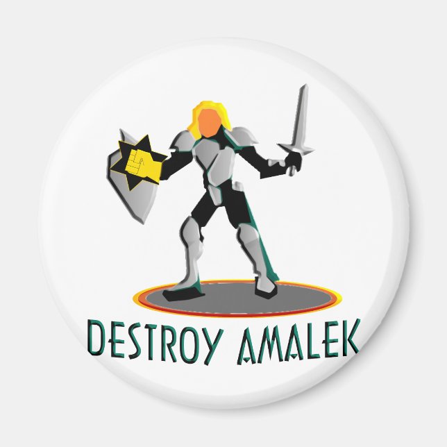 Íman Destroy Amalek (Frente)
