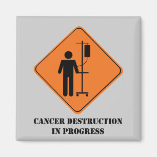 Íman destruição do cancer em progresso-grande