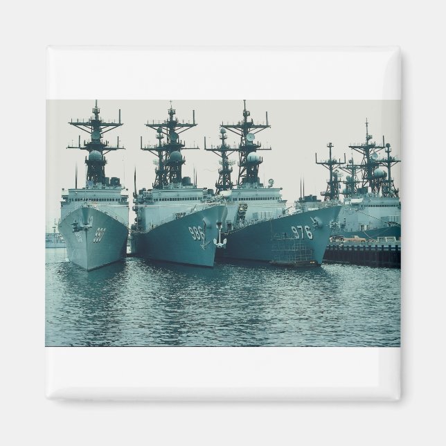 Íman Destruidores da classe Spruance, NAV STA, San Dieg (Frente)