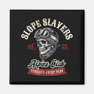 Íman Destruidores de encostas esquiadores de esqui livr