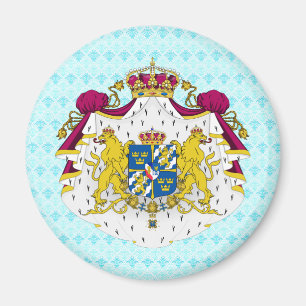 Íman Detalhe da brasão da suecia