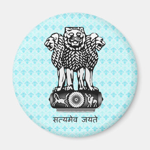 Íman Detalhe da brasão de India
