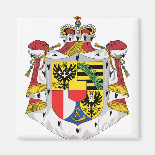 Íman Detalhe da brasão de Liechtenstein