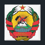 Íman Detalhe da Casaco de Armas de Moçambique<br><div class="desc">Casaco de Armas de Alta Qualidade em Moçambique,  Insígnia Nacional. presente de excelente para qualquer moçambicano. Este e muitos outros produtos moçambicanos,  presentes moçambicanos,  para o orgulho moçambicano com este emblema moçambicano disponível em www.RepresentMyCountry.com.</div>
