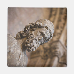 Íman Detalhe da estátua do Patriarca Zacarias nos claus
