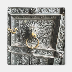 Íman Detalhe da porta do leão