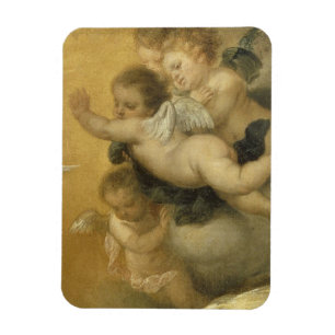 Íman Detalhe de Cherubs bonitos de uma Annunctice - Bel