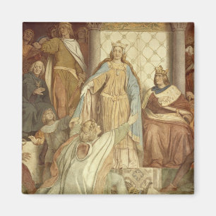 Íman Detalhe de Der Saengerkreis, castelo de Wartburg