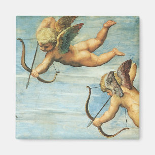 Íman Detalhe de Galatea Angels de Raphael Sanzio