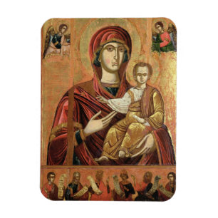 Íman Detalhe de Madonna e da criança do Iconostas