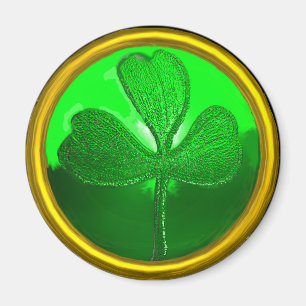 Íman Detalhe de Shamrock do CORAÇÃO CELTICO DE SAINT 