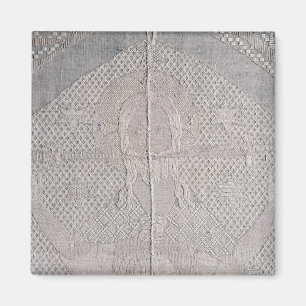 Íman Detalhe de um altarcloth com o cristo de