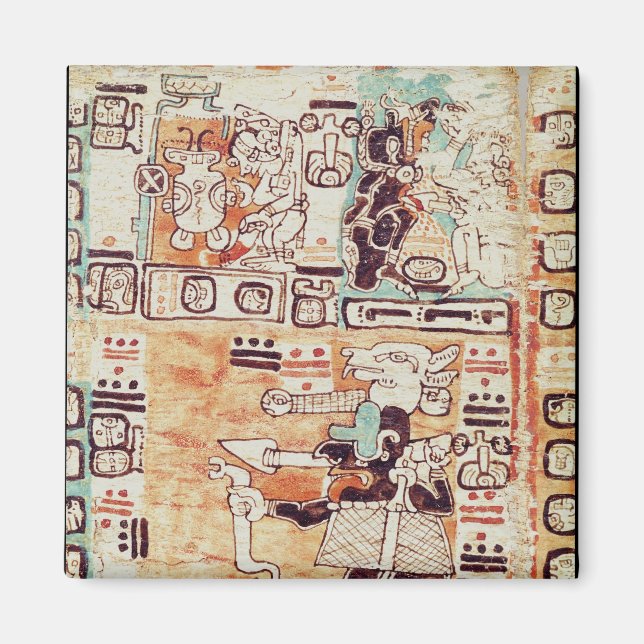 Íman Detalhe de um Codex Maia (Frente)