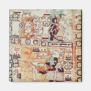 Íman Detalhe de um códice maia