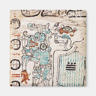 Íman Detalhe de um códice maia