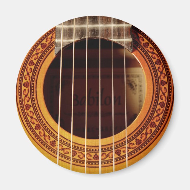 Íman Detalhe do Violão Acústico (Frente)