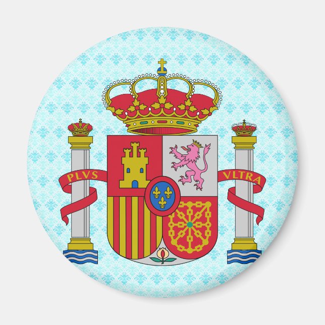 Íman Detalhes da espanha de Casaco de Armas (Frente)