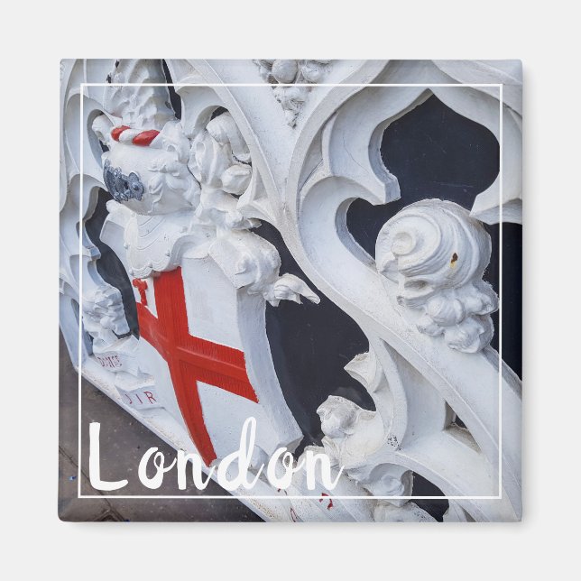 Íman Detalhes da Ponte Torre de Londres - Inglaterra Ex (Frente)