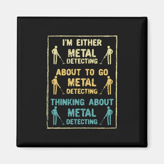 Íman Detector de metal que detecta metais (Frente)