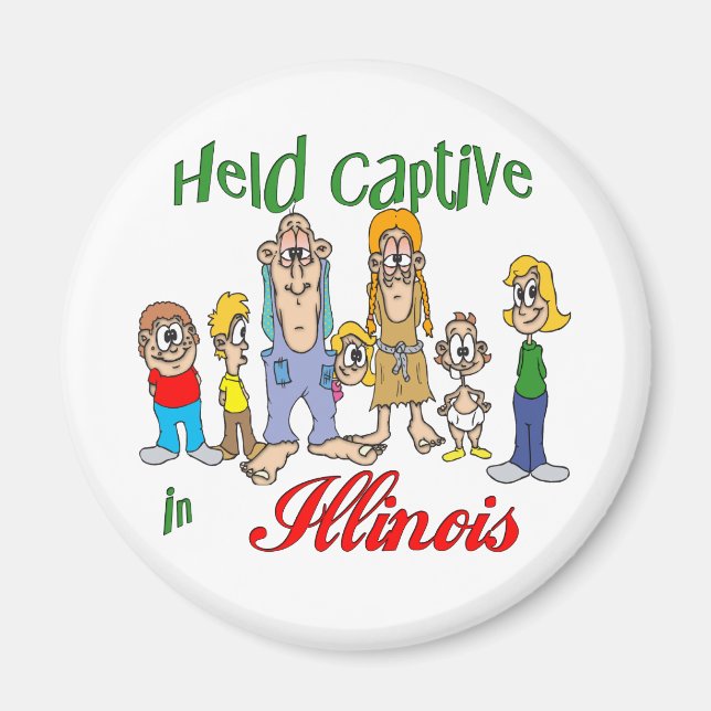 Íman Detenção de Captivo em Illinois (Frente)