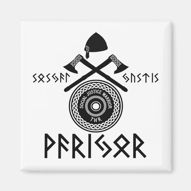 Íman Detenção do Guerreiro da Justiça Social (Frente)