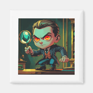 Íman Detetive de Cartoon Themed Magnet