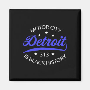 Íman Detroit 313 Motor City Mês da História Negra