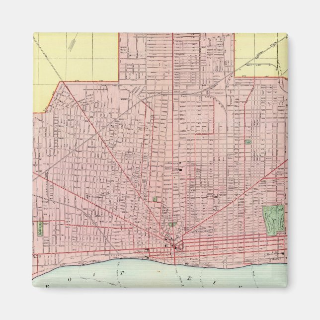 Íman Detroit e vizinhanças (Frente)