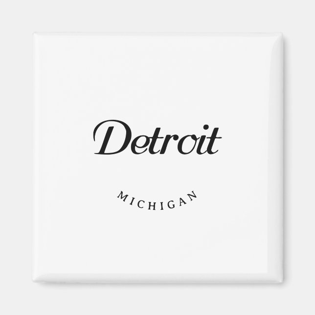 Íman Detroit MI (Frente)