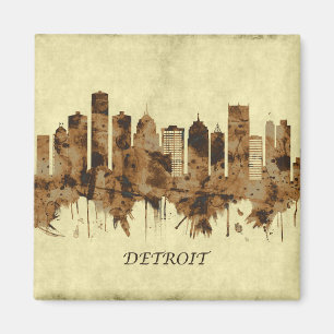 Íman Detroit Michigan Cityscape