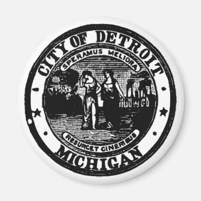 Íman Detroit Seal (Frente)