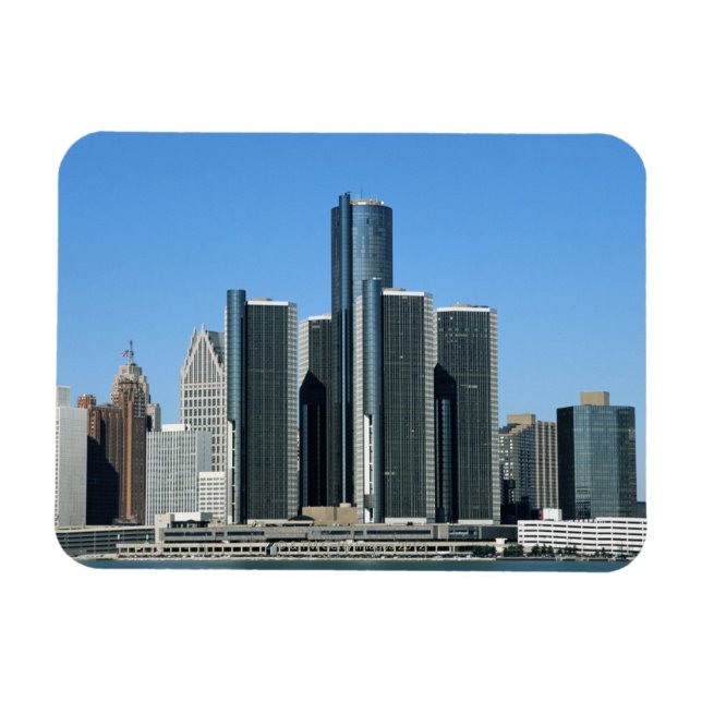 Íman Detroit Skyline 4 (Horizontal)
