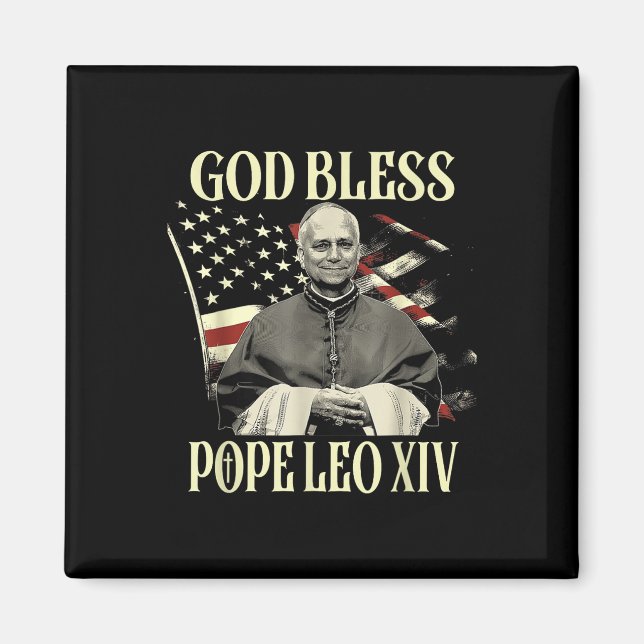Íman Deus abençoe Leo Xiv 8 (Frente)
