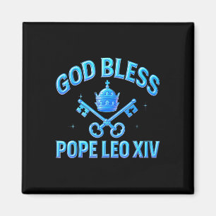 Íman Deus abençoe Leo Xiv Retro Vintage Catholage Mem