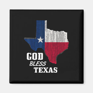 Íman Deus abençoe Texas Flag Texas Independence Day Blu