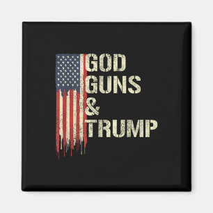 Íman Deus Armas e Trump I segundo Alteração Bandeira